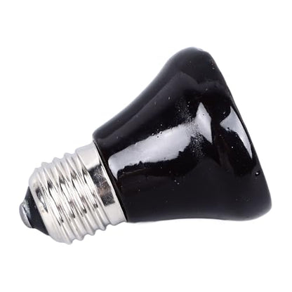 Ceramic Heat Emitter, Heat Lamp Bulbs Ceramic Heat Emitter Reptile Heat Bulb No Light Emitting Heat Bulbs for Chicken Cats Parrots (100w) - size: 100w