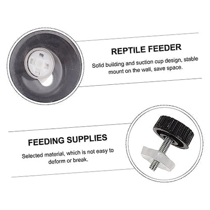 Reptile Feeding Ledge and Water Feeder Accessories for Gecko Tank Snake Lizard