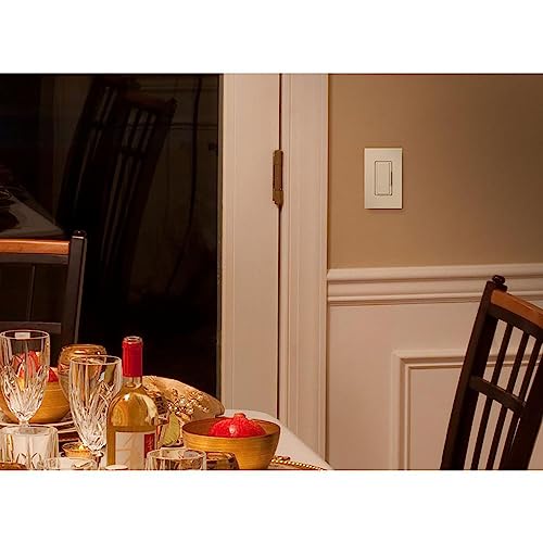 Lutron Maestro Dimmer Switch LED+ Digital Dimmer Kit for Dimmable LED, Halogen, and Incandescent Bulbs, 150-Watt, Multi-Location, MACL-153M-RHW-LA, Light Almond - color: Light Almond, size: 1 Pack, style: 3-Way Kit