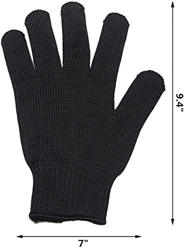 alfyng Bird Training Anti-Bite Gloves, Small Animal Handling Gloves, Chewing Protective Gloves for Small Animal Pet Squirrels Hamster Parrotlets Cockatiels Finch Macaw (1 Pair) - color: Black