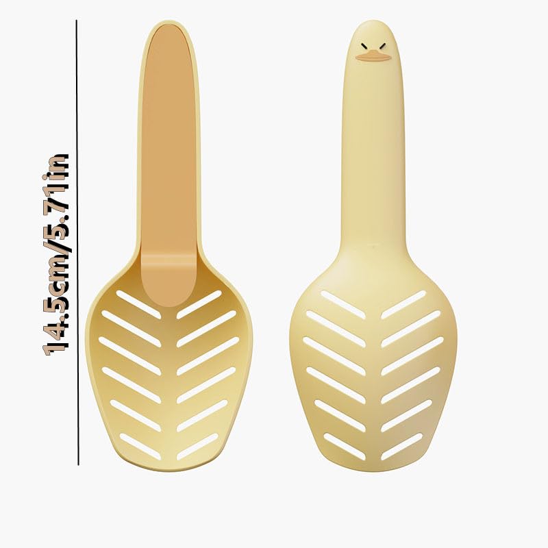 2 Pcs Hamster Poop Scooper & Sand Shovel – Sand Sifter for Bedding, Litter & Sandbox Cleaning – Pet Cleaning Tool for Small Animals