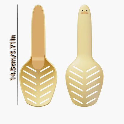 2 Pcs Hamster Poop Scooper & Sand Shovel – Sand Sifter for Bedding, Litter & Sandbox Cleaning – Pet Cleaning Tool for Small Animals