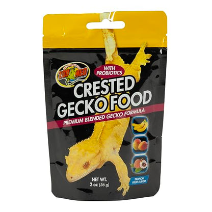 Zoo Med Tropical Fruit Flavor Crested Gecko Food for Crested Geckos 2 oz