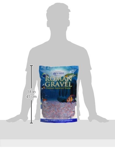 Pettex Roman Gravel Aquatic Roman Gravel, 2 Kg, Tri-Colour Blend - color: Tri-Colour Blend, size: 2 kg, style: 2 kg
