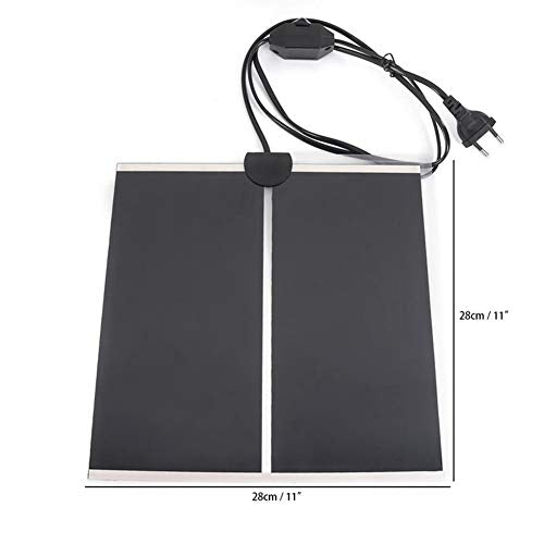 Tfwadmx 2 Pack 14 W Reptile Heating Pad Under Tank Heater Tank Warmer with Temperature Control, Power Adjustment Terrarium Heater Heat Mat for Reptiles Turtle Tortoise Snakes Lizard