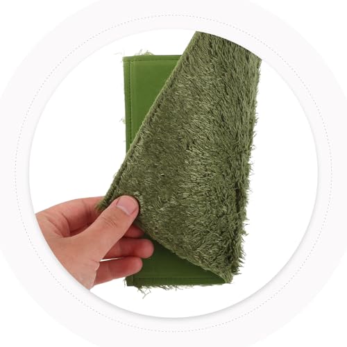 jojofuny Reptile Carpet Mat for Bearded Dragon and Tortoise Terrarium Washable Moisture-Resistant Substrate Liner Soft Cushioned Bedding for Lizards Snakes Amphibians