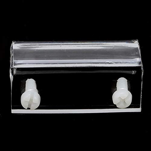 4Pcs Aquarium Lid Clips, Acrylic Material, Stable Support Clamp for Fish Tank Cover, Ideal for Open Tanks and Reptile Enclosures