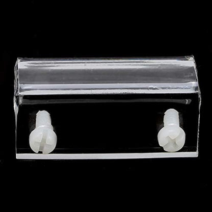 4Pcs Aquarium Lid Clips, Acrylic Material, Stable Support Clamp for Fish Tank Cover, Ideal for Open Tanks and Reptile Enclosures