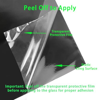 Fish Tank Aquarium Background - Black, Electrostatic Adhesion, Glue-Free, Easy Installation, Traceless Removal, Size 23.6 X 78.7 Inch - size: 23.6 X 78.7 Inch