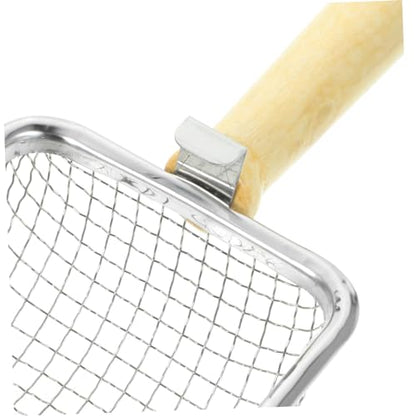SUPVOX Stainless Steel Reptile Litter Scoop Nonslip Handle Cat Litter Sifter for Turtles Lizards and Pets Easy Waste Cleanup Tool for Reptile Terrariums