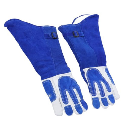 Animal Handling Gloves, Bite Protective Gloves, 23 Inch Extended Forearm Guard with Reinforced PU Palm for Veterinarians Zookeepers and Pet Owners, Multipurpose Anti Scratch