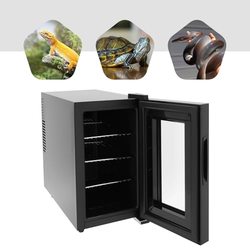 Reptile Incubator, 23L Small Digital Lab Incubator Cooling and Heating 10−40°C Reptile Egg Incubator for Turtle Lizard Gecko Snake Reptiles Hatching