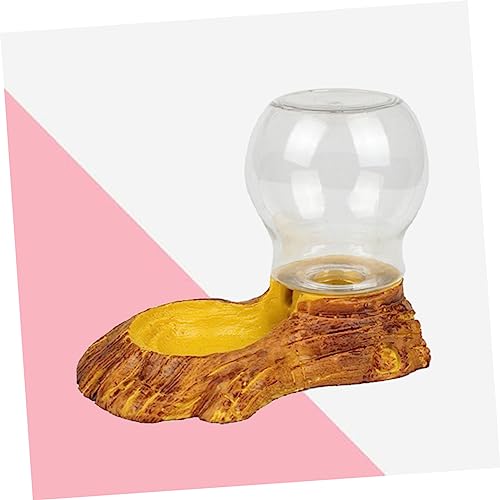 Levemolo Automatic Reptile Water Feeder Craft Pet Tortoise Basin Easy Clean Reptile Fountain