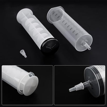 SHAOTONG 1000ml Syringe with 40 Inch Tube and Tip Adapter, for Feeding Pets, Liquid Refilling, Drawing Oil Fluid - size: 1000ML/CC