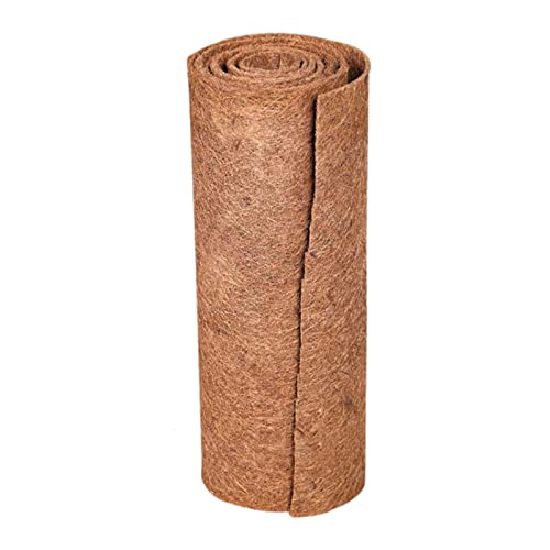 Hamiledyi Reptile Carpet Mat 19.7x11.8in Coconut Fiber Substrate Lizard Cage Pad Tortoise Substrate Liner Snake Coco Liner for Bearded Dragon Gecko Turtle Chamelon Iguana