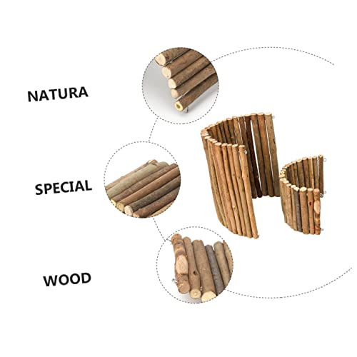 POPETPOP 2PCS Natural Reptile Shelter Hiding House for Tortoise Hamster and Lizard Solid Crawler Shelter for Pets
