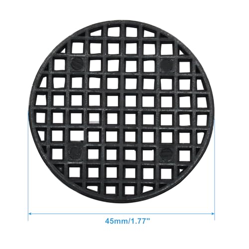 100 Pcs 45mm Plant Pot Mesh Hole Covers Pads, Flower Pot Hole Mesh Pads Plastic Bottom Grid Mat Round Meshs Screen Pot Bottom Gasket Bonsai Drainage Screen - color: 100 Pcs