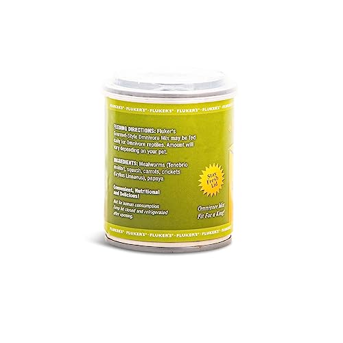 Fluker's Gourmet Canned Food for Reptiles, Fish, Birds and Small Animals, Omnivore Mix 1.2 oz - size: 2.75 Ounce (Pack of 1), style: Omnivore Mix
