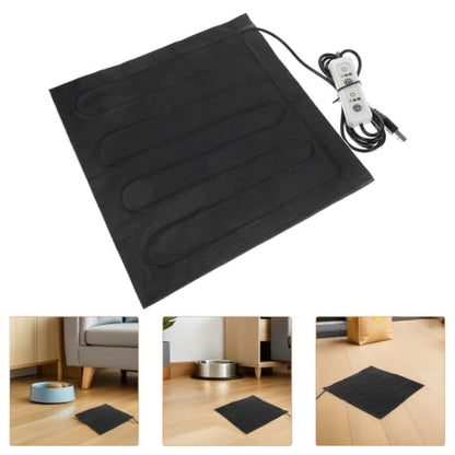 Toddmomy Reptile Heating Mat with Temperature Control and Waterproof Cloth, Small Pet USB Electric Heating Pad for Home and Travel Use, Adjustable Constant Temperature System