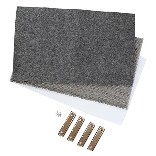 SUPVOX 1set Reptile Carpet for Tortoises and Lizards Washable Terrarium Liner Pad Bedding Cushion for Snakes and Reptile Habitats Gray - color: Dark Grey