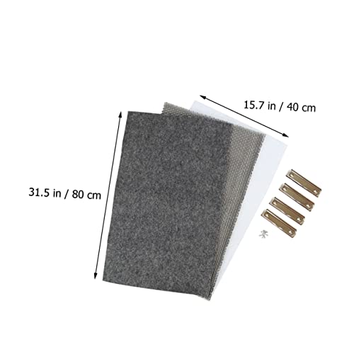 SUPVOX 1set Reptile Carpet Mat for Bearded Dragons Tortoises and Lizards Washable Terrarium Liner Strong Water Permeability for Healthy Habitat Gray Substrate - color: Light Grey
