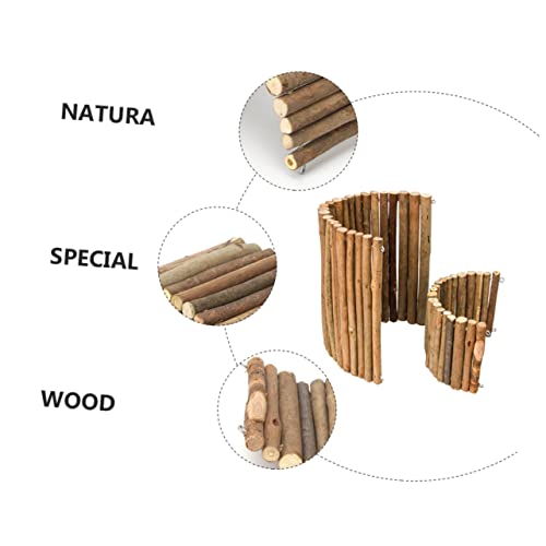POPETPOP 2pcs Natural Hiding House for Hamsters and Reptiles Cozy Shelter for Tortoises Lizards and Secure Hiding Place for Pets