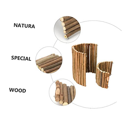 POPETPOP 2pcs Natural Hiding House for Hamsters and Reptiles Cozy Shelter for Tortoises Lizards and Secure Hiding Place for Pets