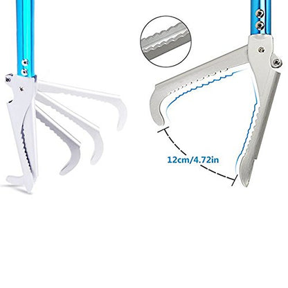Snake Tong Catcher–Professional Reptile Rescue Grabber Aluminum Alloy with Wide Jaw Locking Mechanism and Comfort Grip for Safe Rattlesnake Control and Removal Tool (60inch Snake Tong) - style: 60inch Snake Tong