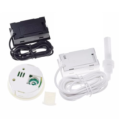 1pcs Digital Thermometer Used for Freezer Temperature -50-110℃ r Outdoor Waterproof Probe(Reptilie White) - color: Reptilie White