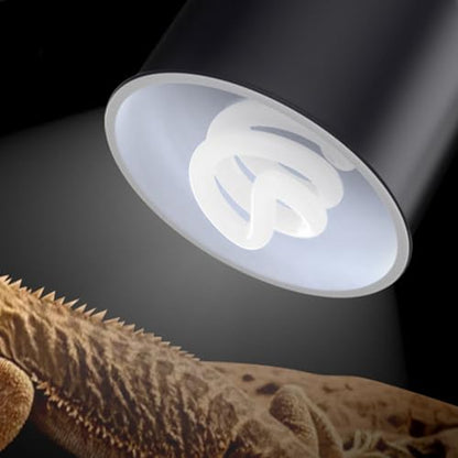 Reptile Basking Bulb Light Bulb,26W UVB Lamp, Daylight Fixture for Tortoise Snake Frog Gecko Hermit Crab Habitat Terrarium Aquarium