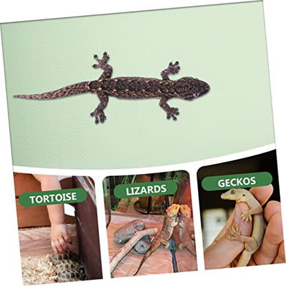 POPETPOP Reptile Carpet Bedding Mat for Terrarium Non Slip Substrate Liner for Leopard Gecko Lizard Snake Turtle Eva Material for Comfortable Pet Experience