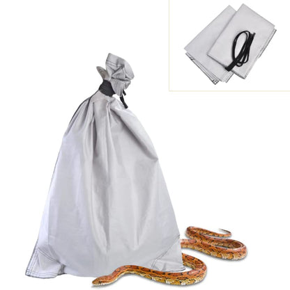 2 Pack Cloth Snake Reptile Bag with Bite Free Pouch Corner Drawstring for Capturing Moving Transporting Hunting Catching Snakes Reptiles to Vet or Travel - size: 16x22