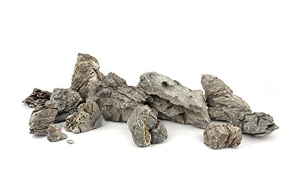 LANDEN Seiryu Stones Natural Rocks for Aquarium, Paludarium, Terrariums, Landscaping Rocks, Aquascaping, 80L (36lbs) 3-11in, Seiryu Stones(3-11inch,36lbs) - size: 07 Seiryu Stones(3-11inch,36lbs)