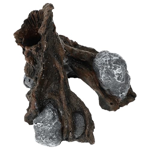 Reptiles Hidden House Turtle Hiding Cave Resin Climbing Platform for Tortoise Habitat Decor Pet Hiding Cave Shelter for Reptiles and Amphibians
