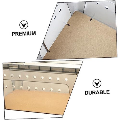 BESPORTBLE 50 Sheets Reptiles Box Liner Paper Disposable Kraft Paper Mat for Reptile Breeding Box Accessories Terrarium Bedding