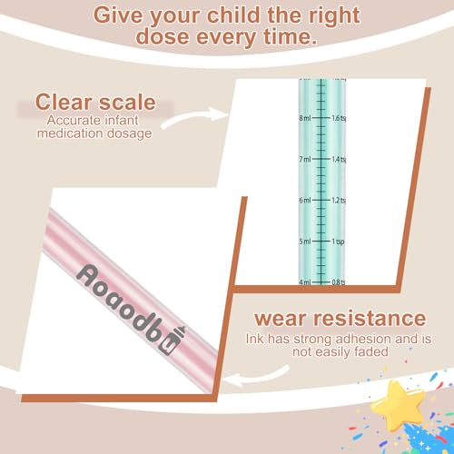 Baby Medicine Dispenser Syringe For Children,Oral Syringes, Liquid Plastic Syringe Without Needle,Leak proof Dosing Tools,5 Uniquely Colour Syringes - 5 Pack - size: 5 Pack