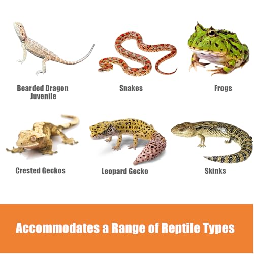 2Pcs 24"x18"Reptile Substrate Mesh, Terrarium Supplies for Reptile Tank, Bioactive Substrate Barrier for Leopard Geckos, Crested Geckos, Ball Pythons, Corn Snakes, Frogs, Skinks