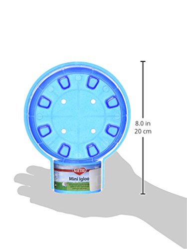 Kaytee Igloo Habitat Hideout For Pet Hamsters, Gerbils, Rats, and Other Small Animals, Mini - size: Mini
