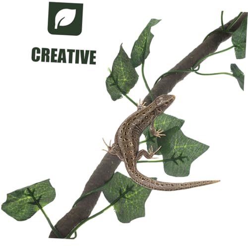 BESPORTBLE Reptile Tank Vine Decor Bendable Climbing Vine Landscaping Reptile Fake Decoration Tortoise Habitat Accessories