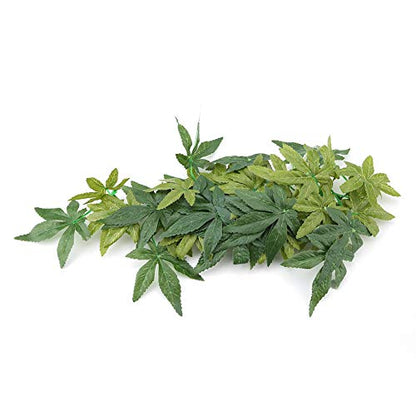 Sonew Lifelike Green Artificial Plant for Aquarium and Fish Decoration 30cm - Plastic Plant with Suction Cup for Reptile Terrariums and Underwater Decor (16 inches 40cm) - size: 16 inches 40cm