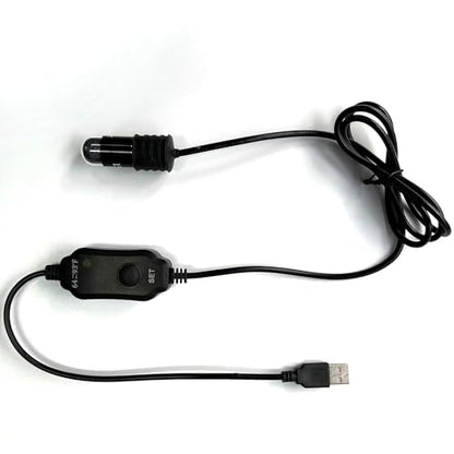 Mini Submersible Aquarium Heater, 25/50/100/150/200/300 Watts Adjustable Fish Tank Heater, Built-in Thermometer, External Temperature Controller, Smart Memory (10 Watts(USB)) - size: 10 Watts(USB)