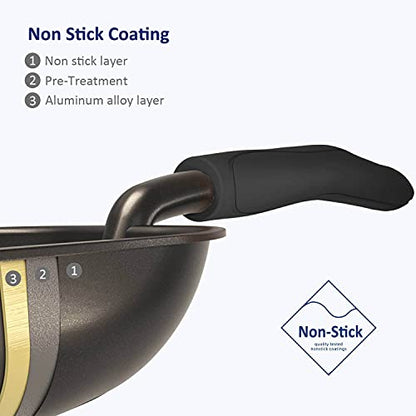 WePet Cat Litter Scoop, Non-Stick Plated Aluminum Alloy Sifter, Kitty Durable Metal Scooper, Deep Shovel, Long Handle, Kitten Pooper Lifter, Size Large, Coated Black Body with Black Handle - color: #06 Black, size: Large