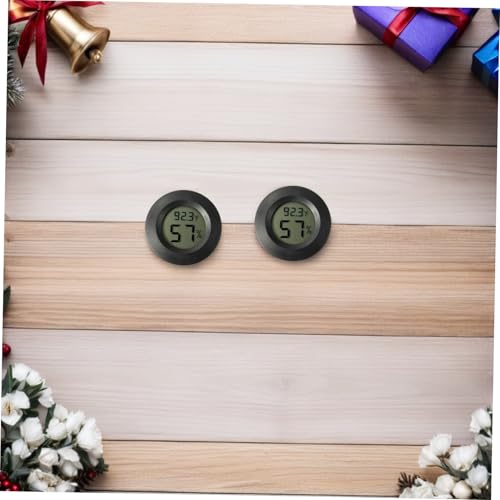 7pcs Mini Hygrometer Thermometer for Terrarium Accurate Humidity and Temperature Gauge for Reptiles and Indoor Use Digital Display for Easy Reading