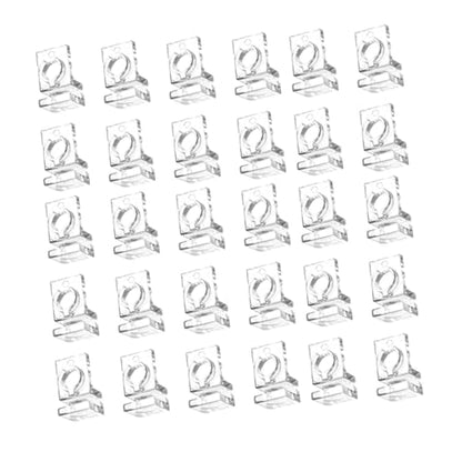 30Pcs Aquarium Lid Clips Water Pipe Fixing Clamps Clamps Aquarium Lid Support Brackets, for 5.5mm - size: for 5.5mm