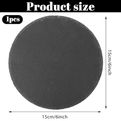 Reptile Basking Platform 5.9x5.9 inch Natural Rock Food Bowl Dish Tortoise Habitat Accessories Habitat Decor for Lizard Crested Gecko Bearded Dragon Turtle Reptiles Tank