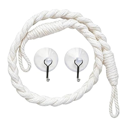 Hermit Crab Toys - Climbing Jute Rope, Reptile Tank Ladder Natural Fiber Hanging Vine Accessory | Stimulating Terrarium Habitat Enrichment Activity Bridge for Lizards Geckos Snakes - color: Cotton Rope
