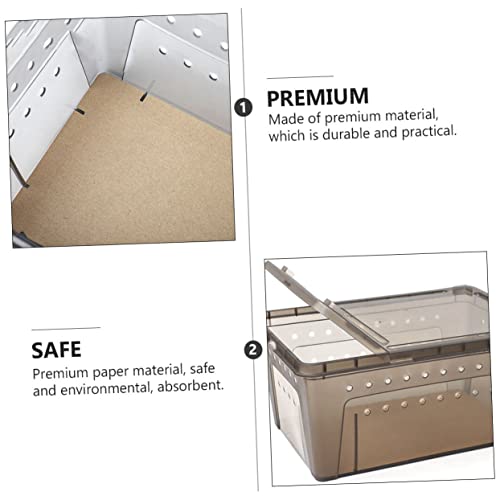 1pack Reptiles Box Liner Paper Cushion for Reptile Breeding Supplies Premium Kraft Material for Clean Habitat Easy to Use Non-Breaking Paper