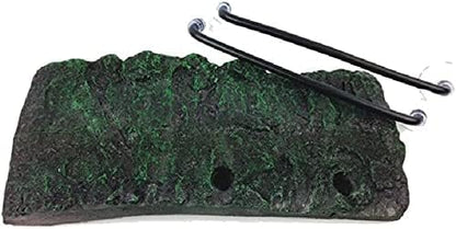 Minidiva Turtle Basking Platform Resting Terrace Aquarium Ornament (Turtle Load Bearing <150g) - color: 7.4*3.4*0.78inch