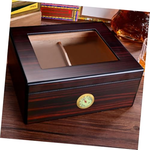 Small Round Analog Hygrometer for Humidor and Violin Cases High-Precision Humidity Gauge for Cigar Boxes and Musical Instruments Compact Mechanical Design for Accurate Measurement