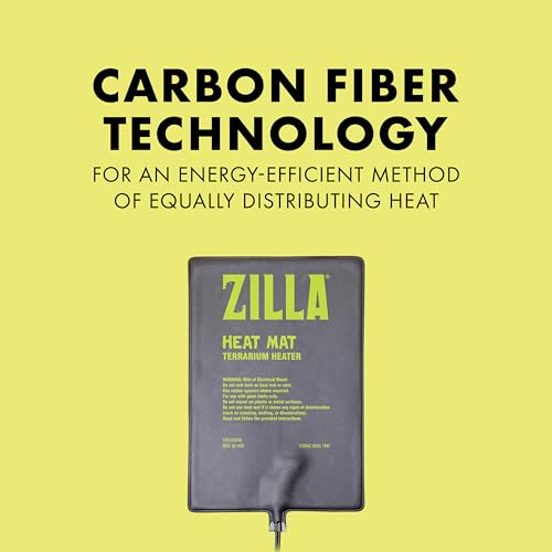 Zilla Heat Mat, Terrarium Heater for Reptiles, Snakes (Ball Pythons, Corn Snakes), Leopard Geckos, Tortoises, Amphibians and Arachnids, Medium, Fits 30-40 Gallon, 16 Watt - size: Medium
